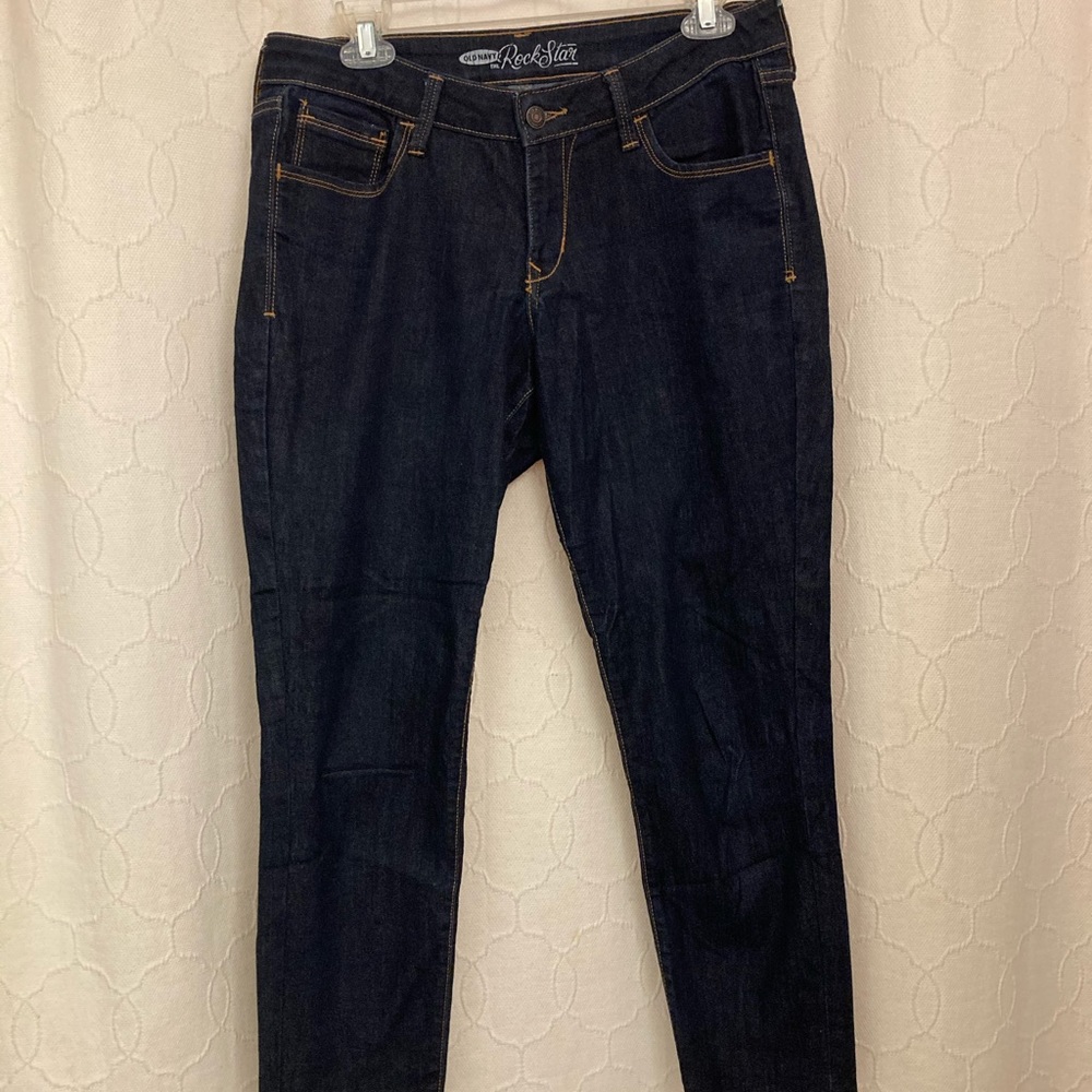 Old Navy Rockstar cropped jeans, size 12
